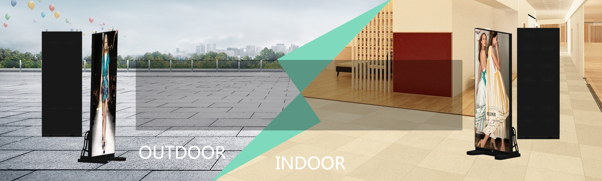 P2.5 Outdoor&Indoor No frame advertising player